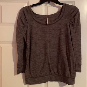 Free people brown top size small